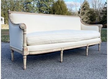 A Vintage French Directoire Style Sofa