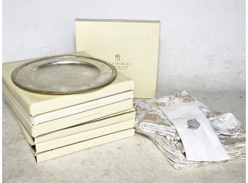 Luxe Tabletop - Pottery Barn Chargers And Linens