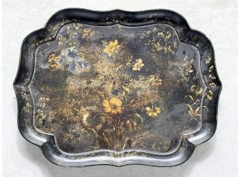 A 19th Century Lacquerware Tea Tray - AS IS