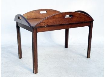 A Vintage Mahogany Butler's Coffee Table