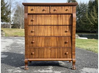 A 19th Century Mahogany Chest Of Drawers