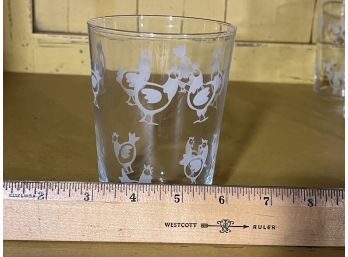 15 Etched Drinking Glasses 4.5, Its A Hen Of A Party!