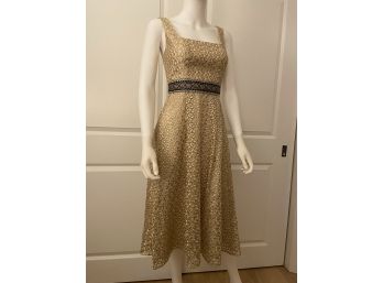 Eyedoll Brocade Midi Dress Size 36