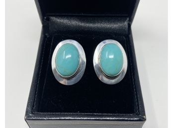 Turquoise Sterling Silver Earrings