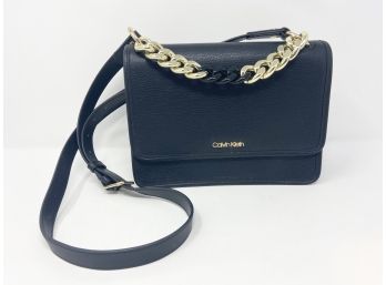 Calvin Klein Leather Shoulder Bag