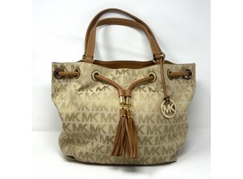 Michael Kors Monogram Shoulder Bag In Good Condition