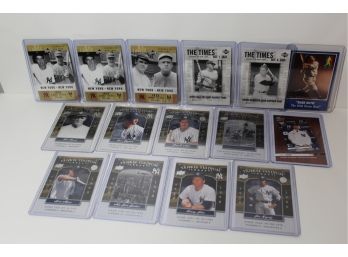 Yankee Stadium Special Cards And Upper Deck Legends Of New York Yankees (15 Cards)