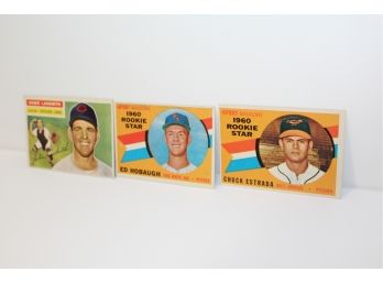 1956 - 1957 - 1960 Card Group Topps Baseball