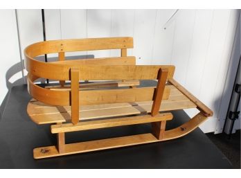 Child's Bentwood Sleigh - Made In Canada