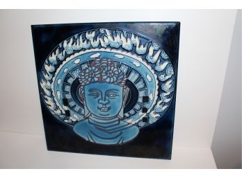 Gorgeous Ceramic Buddha Wall Hanging