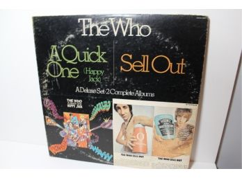 2 Records From The Who - 1 Album -  The Who  A Quick One (Happy Jack) - The Who Sell Out 1973