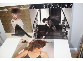 3 Albums By Pat Benatar -Crimes Of Passion - Precious Time - Get Nervous 1980-1982