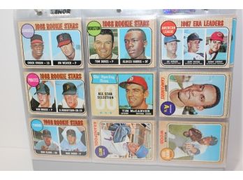 1968 Topps Baseball Binder 60 Cards