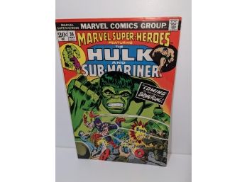 Marvel Comic - Marvel Super Heroes Hulk & Sub-mariner #36 1973 Bronze