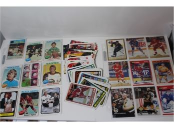 Variety Of Vintage Hockey Cards - Topps - Upper Deck-score Gretzky, Lemieux, Messier