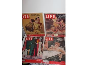 1955 Life Magazines - Stars Of The Stage