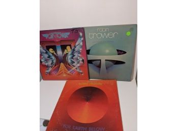 3 LP Group Robin Trower - For Earth Below 1975 - Twice Removed From Yesterday 1973 - In City Dreams 1977