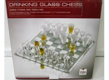 Drinking Glass Chess Set