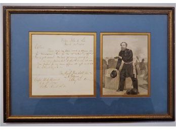 1862 Civil War General Quincy Adams Gillmore Hand Written Signed Letter