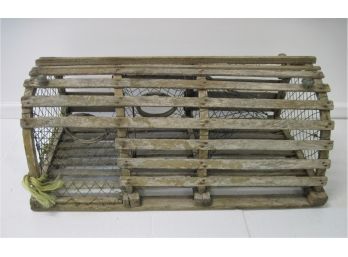 Vintage New England Wooden Lobster Trap