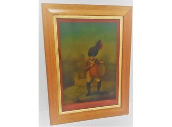 Henry William Bunbury Antique Napoleonic Wars Chromolithograph 'A Drummer'