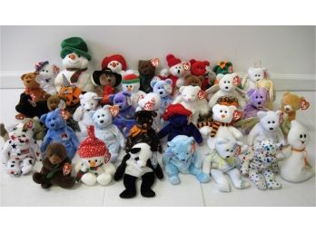 Collection Of 40 TY Beanie Babies With Original Tags