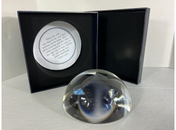 HUGE Ralph Lauren Clayton Dome Magnifying Glass With Original Box