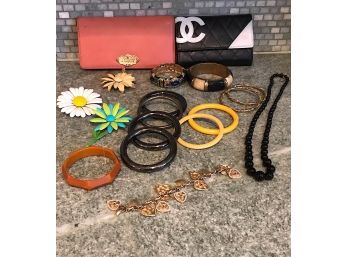Collection Of Jewelry And Wallets