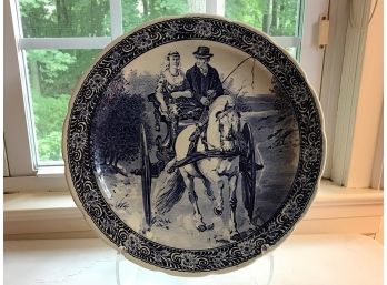 Large Royal Sphinx Maastricht Delft Dish Made In Holland