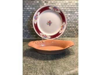 Madeira Harvest Dish And Serving Bowl