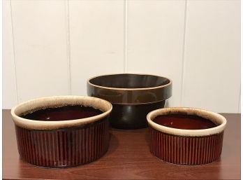 Antique Bowl And Dripware Bowls