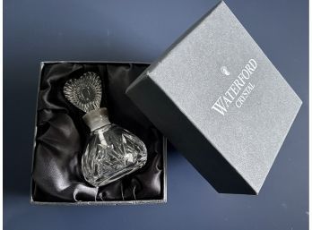 Waterford Crystal Perfume Bottle W Heart Topper