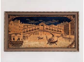 Vintage Pictorial Textile- Framed