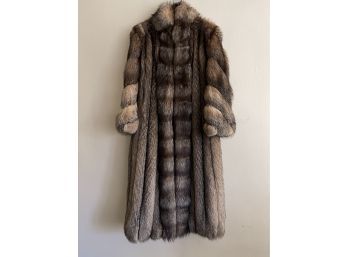 Vintage Sdrougias Furs New York, Long Fox Fur Coat