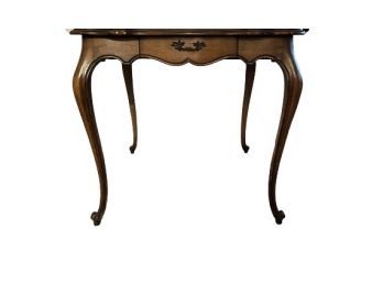 French Provincial Style Game Table W Drawer