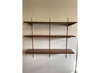 Mid- Century Modern Adjustable Wall Shelves - (3)