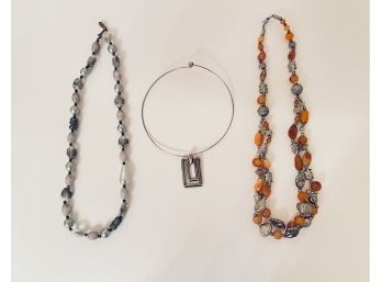 Trio Of Vintage Necklaces