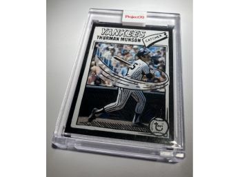 Topps Project70 Thurman Munson 1977 Topps #41 By Joshua Vides