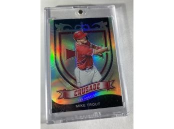 Mike Trout 2021 Panini Chronicles Crusade Prizm Holo