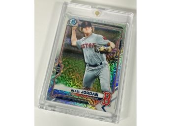 Blaze Jordan RC 2021 Bowman Chrome Megabox Mojo Refractor