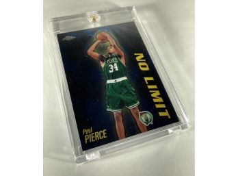 HOF Paul Pierce '00-01 Topps Chrome NO LIMIT Insert 2nd Year Card