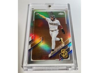 Fernando Tatis Jr. 2021 Topps Chrome Silver Prizm Parallel