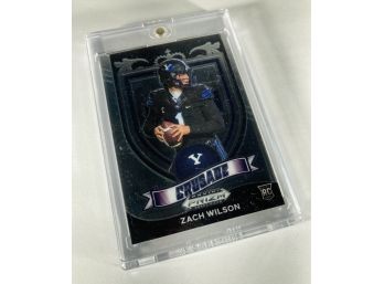 Zach Wilson RC 2021 Panini Prizm Draft Picks Crusade Featured Rookie Card