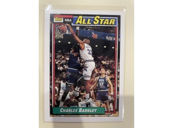 1992 Topps All Star Charles Barkley Card #107