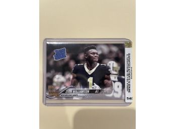 2017-18 Zion Williamson Rated Rookie Card Saints