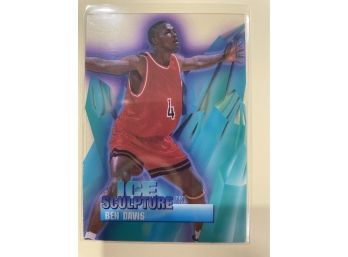 1996-97 Collectors Edge Ice Sculpture Ben Davis Card #9    VERY RARE CARD