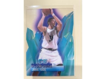 1996-97 Collectors Edge Ice Sculpture Jamie Feick Card #12    VERY RARE CARD