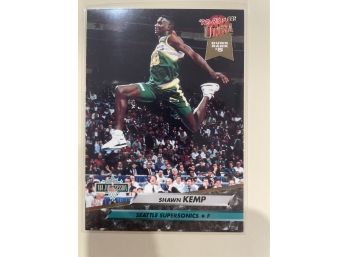 1992-93 Fleer Ultra Dunk Rank Shawn Kemp Card #205