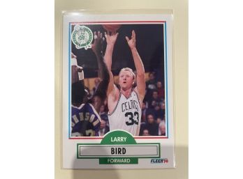 1990 Fleer Larry Bird Card #8