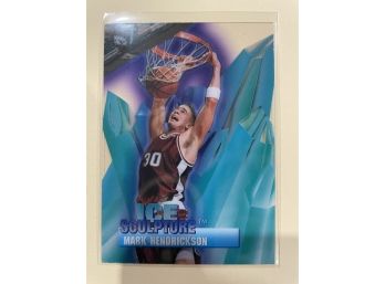 1996-97 Collectors Edge Ice Sculpture Mark Hendrickson Card #17    VERY RARE CARD